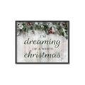 Picture of Dreaming of a White Christmas  _GroupedProduct_Rectangle_Landscape_Canvas_Framed_