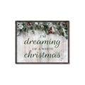 Picture of Dreaming of a White Christmas  _GroupedProduct_Rectangle_Landscape_Canvas_Framed_