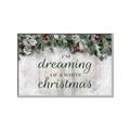 Picture of Dreaming of a White Christmas  _GroupedProduct_Rectangle_Landscape_Canvas_Framed_