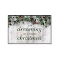 Picture of Dreaming of a White Christmas  _GroupedProduct_Rectangle_Landscape_Canvas_Framed_