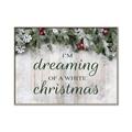 Picture of Dreaming of a White Christmas  _GroupedProduct_Rectangle_Landscape_Canvas_Framed_
