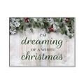 Picture of Dreaming of a White Christmas  _GroupedProduct_Rectangle_Landscape_Canvas_Framed_