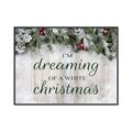 Picture of Dreaming of a White Christmas  _GroupedProduct_Rectangle_Landscape_Canvas_Framed_