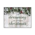 Picture of Dreaming of a White Christmas  _GroupedProduct_Rectangle_Landscape_Canvas_Framed_