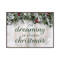 Picture of Dreaming of a White Christmas  _GroupedProduct_Rectangle_Landscape_Canvas_Framed_
