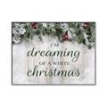 Picture of Dreaming of a White Christmas  _GroupedProduct_Rectangle_Landscape_Canvas_Framed_