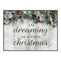 Picture of Dreaming of a White Christmas  _GroupedProduct_Rectangle_Landscape_Canvas_Framed_