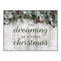 Picture of Dreaming of a White Christmas  _GroupedProduct_Rectangle_Landscape_Canvas_Framed_