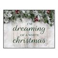 Picture of Dreaming of a White Christmas  _GroupedProduct_Rectangle_Landscape_Canvas_Framed_