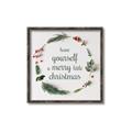 Picture of Merry Little Christmas _GroupedProduct_Square_Canvas_Framed_