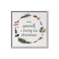 Picture of Merry Little Christmas _GroupedProduct_Square_Canvas_Framed_