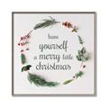 Picture of Merry Little Christmas _GroupedProduct_Square_Canvas_Framed_