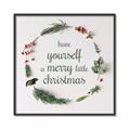 Picture of Merry Little Christmas _GroupedProduct_Square_Canvas_Framed_