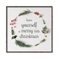 Picture of Merry Little Christmas _GroupedProduct_Square_Canvas_Framed_