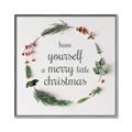 Picture of Merry Little Christmas _GroupedProduct_Square_Canvas_Framed_