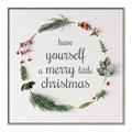Picture of Merry Little Christmas _GroupedProduct_Square_Canvas_Framed_