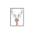 Picture of Cozy Deer _GroupedProduct_Rectangle_Portrait_Canvas_Framed_