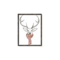Picture of Cozy Deer _GroupedProduct_Rectangle_Portrait_Canvas_Framed_
