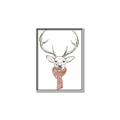 Picture of Cozy Deer _GroupedProduct_Rectangle_Portrait_Canvas_Framed_