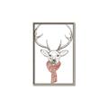 Picture of Cozy Deer _GroupedProduct_Rectangle_Portrait_Canvas_Framed_