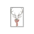 Picture of Cozy Deer _GroupedProduct_Rectangle_Portrait_Canvas_Framed_