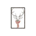 Picture of Cozy Deer _GroupedProduct_Rectangle_Portrait_Canvas_Framed_