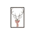 Picture of Cozy Deer _GroupedProduct_Rectangle_Portrait_Canvas_Framed_