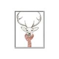 Picture of Cozy Deer _GroupedProduct_Rectangle_Portrait_Canvas_Framed_