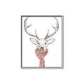 Picture of Cozy Deer _GroupedProduct_Rectangle_Portrait_Canvas_Framed_