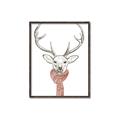 Picture of Cozy Deer _GroupedProduct_Rectangle_Portrait_Canvas_Framed_