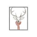 Picture of Cozy Deer _GroupedProduct_Rectangle_Portrait_Canvas_Framed_