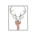 Picture of Cozy Deer _GroupedProduct_Rectangle_Portrait_Canvas_Framed_