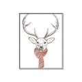 Picture of Cozy Deer _GroupedProduct_Rectangle_Portrait_Canvas_Framed_