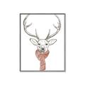 Picture of Cozy Deer _GroupedProduct_Rectangle_Portrait_Canvas_Framed_