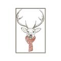 Picture of Cozy Deer _GroupedProduct_Rectangle_Portrait_Canvas_Framed_