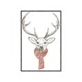 Picture of Cozy Deer _GroupedProduct_Rectangle_Portrait_Canvas_Framed_