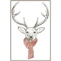 Picture of Cozy Deer _GroupedProduct_Rectangle_Portrait_Canvas_Framed_