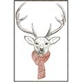 Picture of Cozy Deer _GroupedProduct_Rectangle_Portrait_Canvas_Framed_