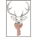 Picture of Cozy Deer _GroupedProduct_Rectangle_Portrait_Canvas_Framed_
