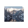 Picture of Snow Kissed Mountain  _GroupedProduct_Rectangle_Landscape_Photography _GroupedProduct_Rectangle_Landscape_Unframed_Print_Only_