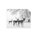 Picture of Winter Deers _GroupedProduct_Rectangle_Landscape_Photography _GroupedProduct_Rectangle_Landscape_Unframed_Print_Only_