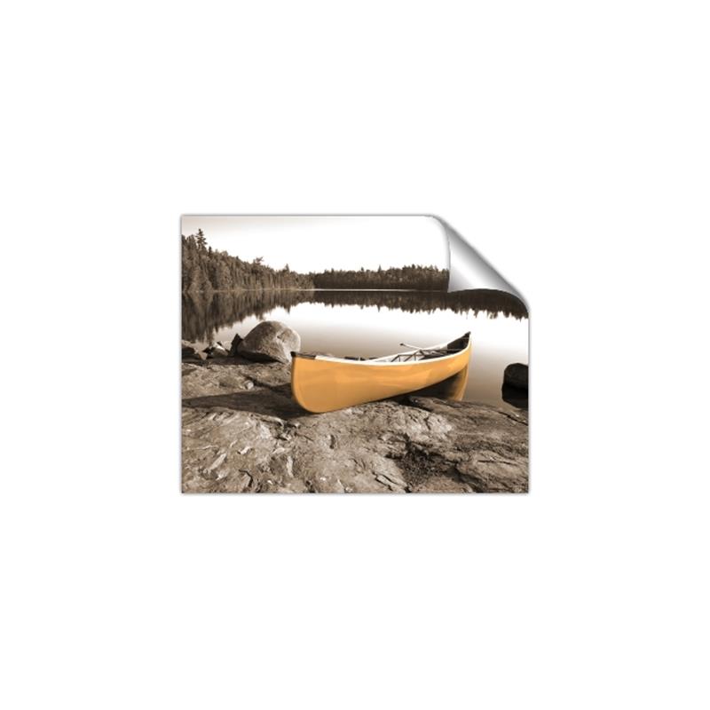 Picture of Yellow Canoe  _GroupedProduct_Rectangle_Landscape_Photography _GroupedProduct_Rectangle_Landscape_Unframed_Print_Only_
