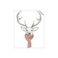 Picture of Cozy Deer _GroupedProduct_Rectangle_Portrait_Unframed_Print_Only_