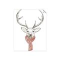 Picture of Cozy Deer _GroupedProduct_Rectangle_Portrait_Unframed_Print_Only_