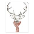 Picture of Cozy Deer _GroupedProduct_Rectangle_Portrait_Unframed_Print_Only_