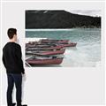 Picture of Parked Boats _GroupedProduct_Rectangle_Landscape_Photography _GroupedProduct_Rectangle_Landscape_Canvas_