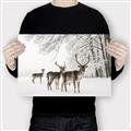 Picture of Winter Deers _GroupedProduct_Rectangle_Landscape_Photography _GroupedProduct_Rectangle_Landscape_Canvas_