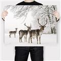 Picture of Winter Deers _GroupedProduct_Rectangle_Landscape_Photography _GroupedProduct_Rectangle_Landscape_Canvas_