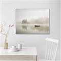 Picture of Lonesome Canoe _GroupedProduct_Rectangle_Landscape_Photography _GroupedProduct_Rectangle_Landscape_Canvas_Framed_