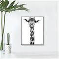 Picture of Long Neck II _GroupedProduct_Rectangle_Portrait_Photography _GroupedProduct_Rectangle_Portrait_Canvas_Framed_